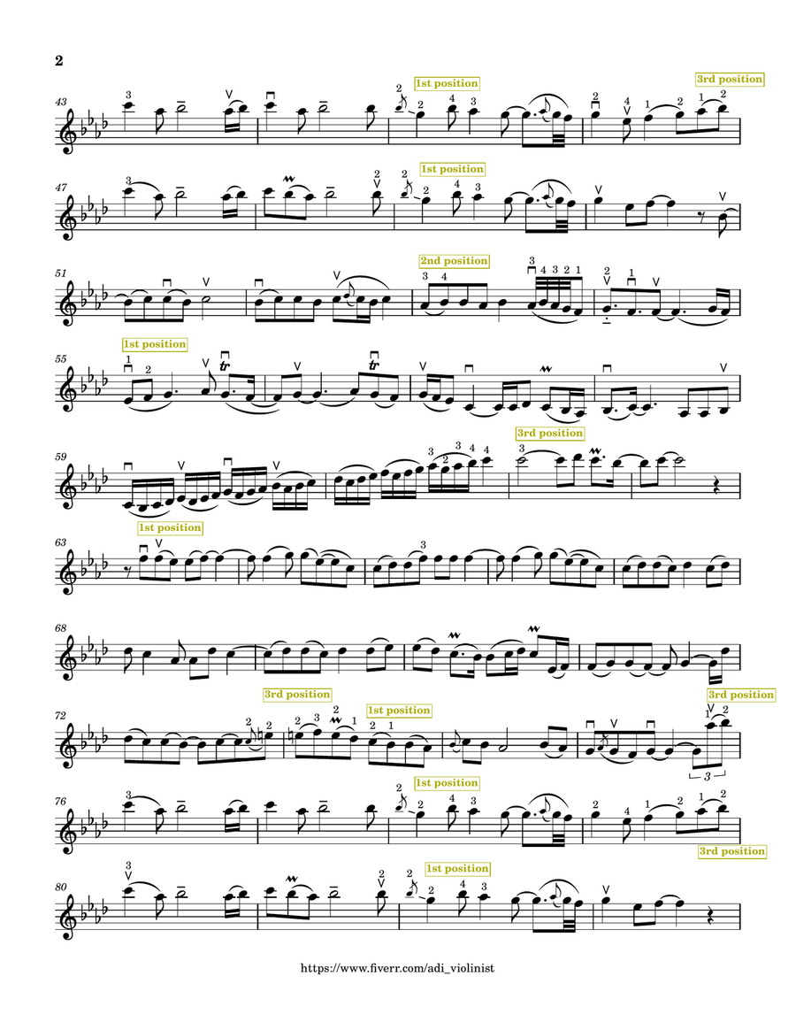 Tum Hi Ho Tum Hi Ho Violin Solo scores gallery preview page 2