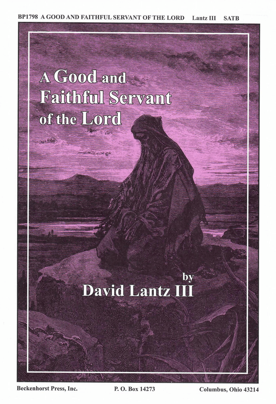 A Good and Faithful Servant of the Lord 4-Part scores gallery preview page 1