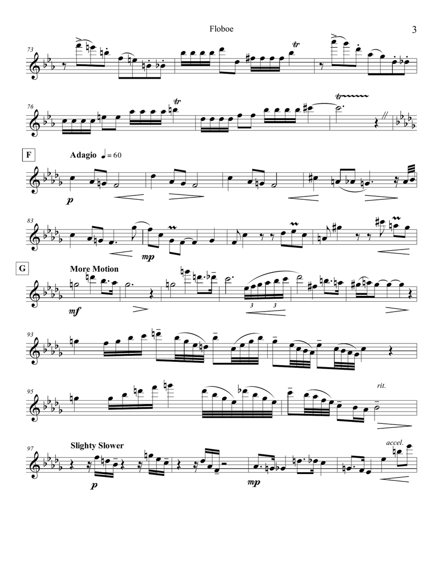 Fantasy for Flute Flute Solo scores gallery preview page 3