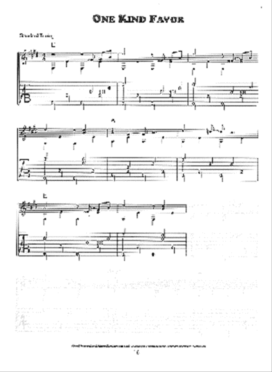 Blues and Ragtime Fingerstyle Guitar Electric Guitar scores gallery preview page 4