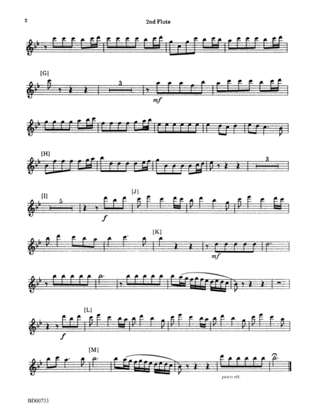 Water Music Suite: 2nd Flute