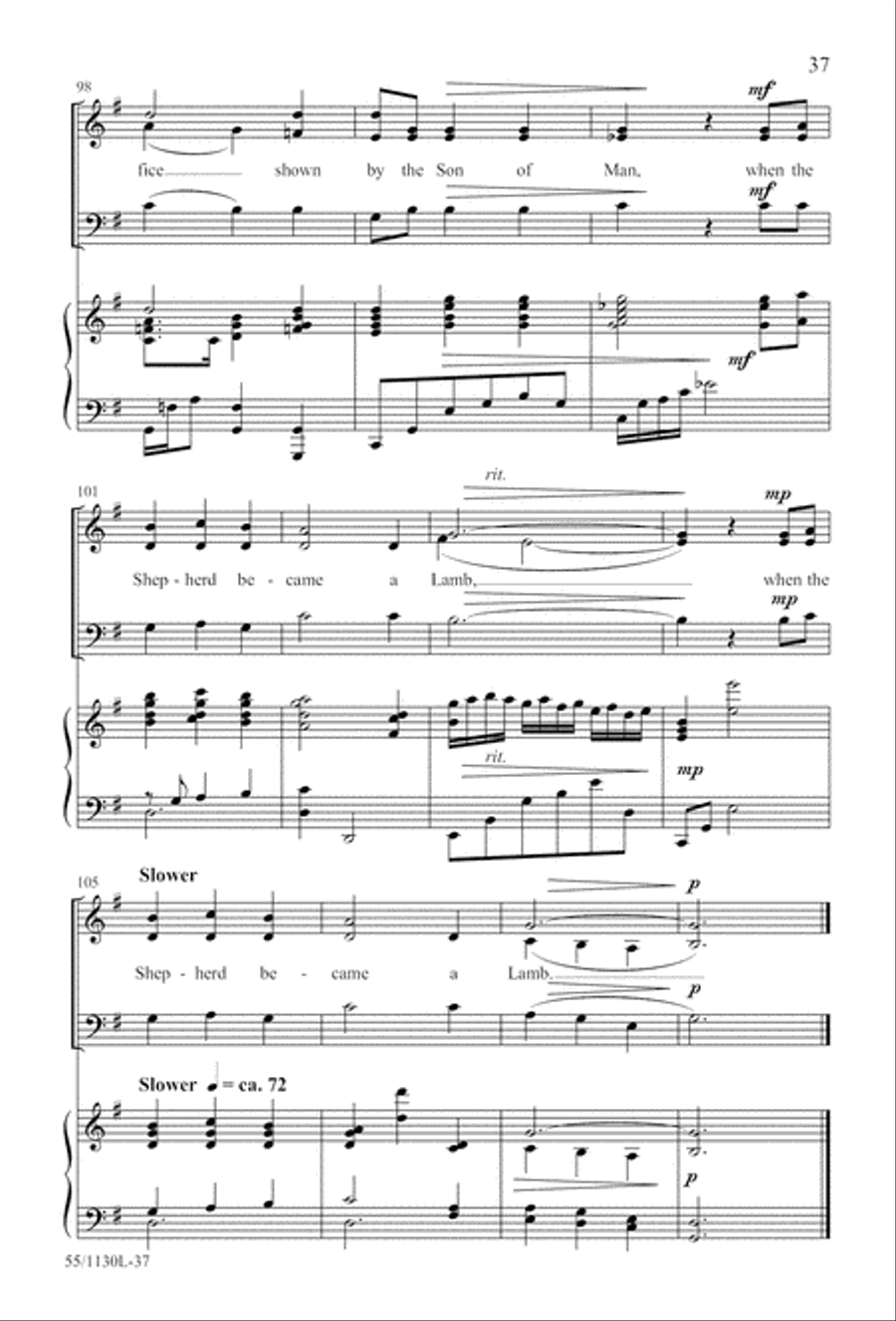 Journey to the Cross 3-Part scores gallery preview page 38
