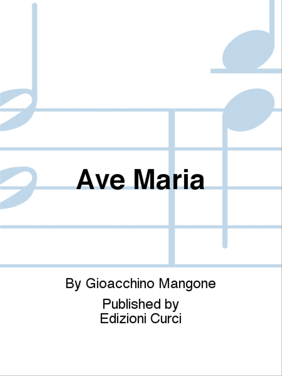 Ave Maria Voice scores gallery preview page 1