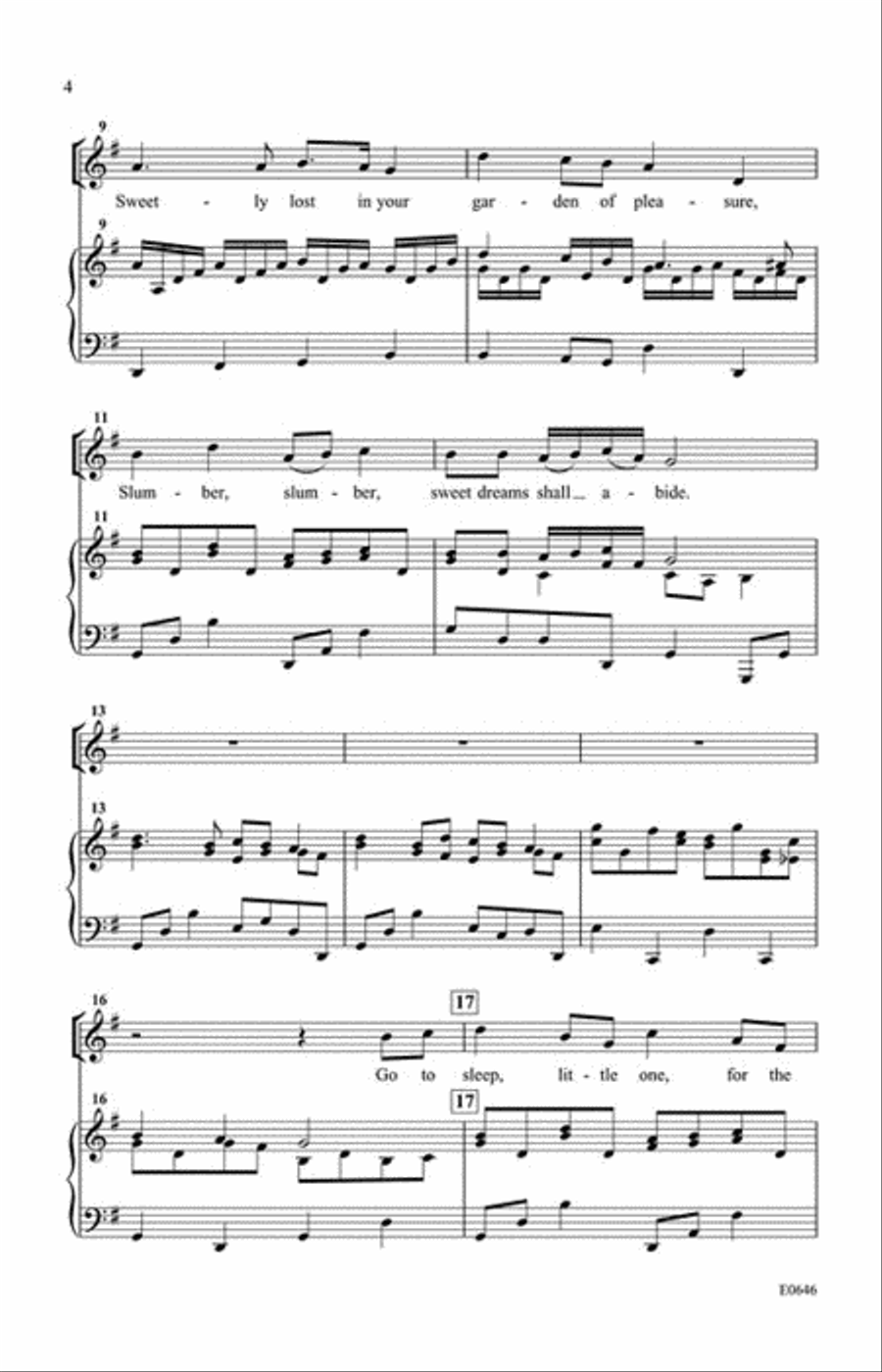 Slumber Song 2-Part scores gallery preview page 3