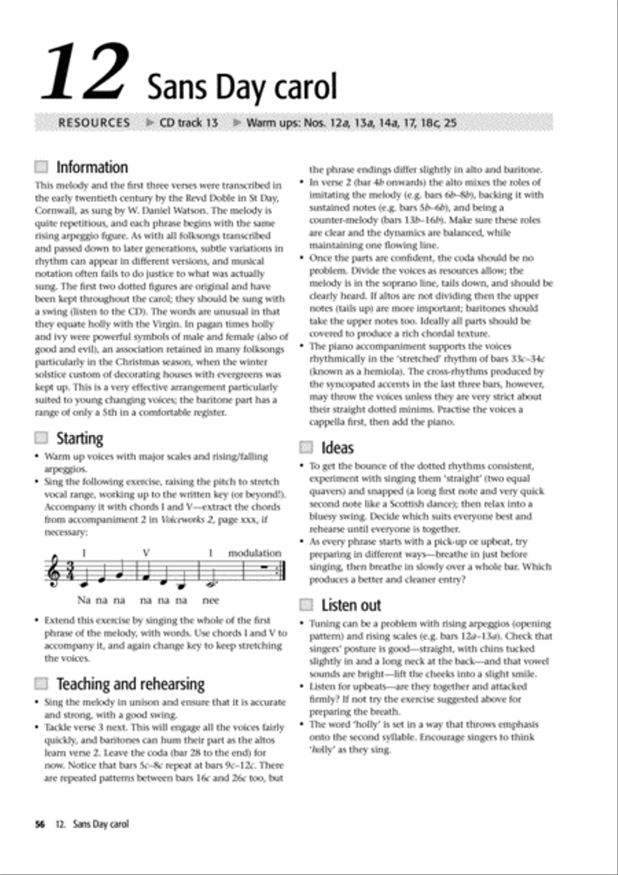 Voiceworks at Christmas Unison Choir scores gallery preview page 8