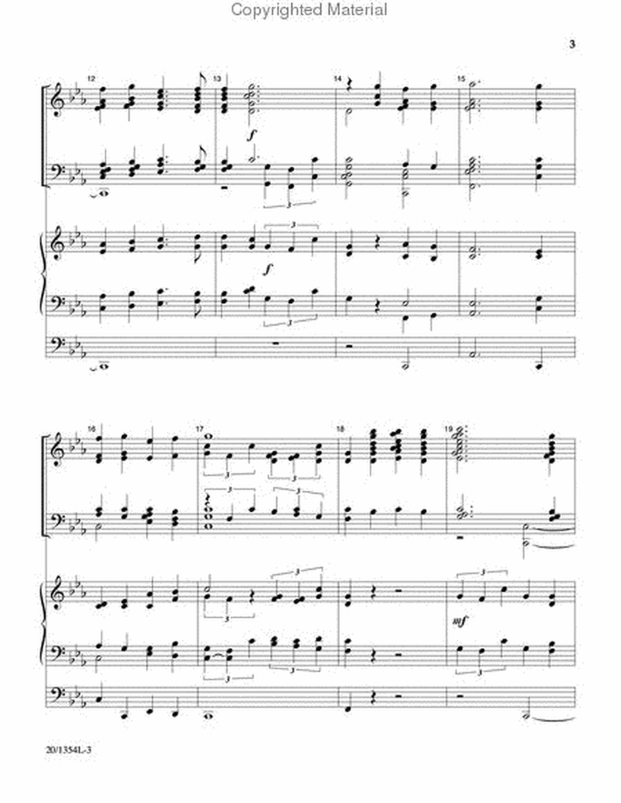 Finlandia - Handbell/Organ Score image number null