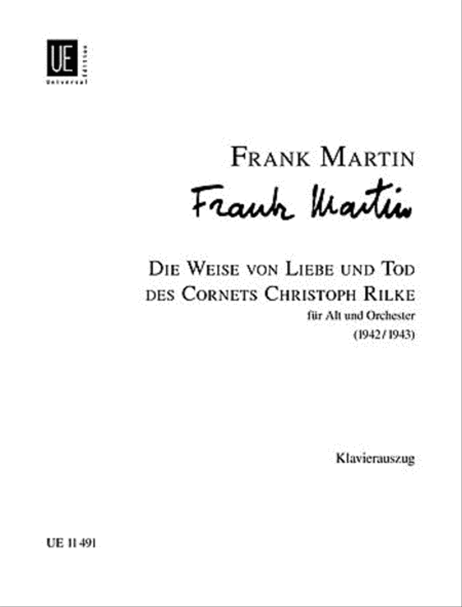 Weise Von Liebe Und Tod School and Community scores gallery preview page 1