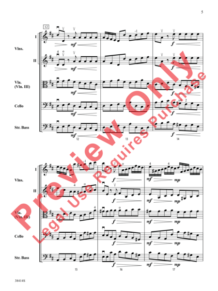 Concerto a Cinque, Opus 7, No. 1