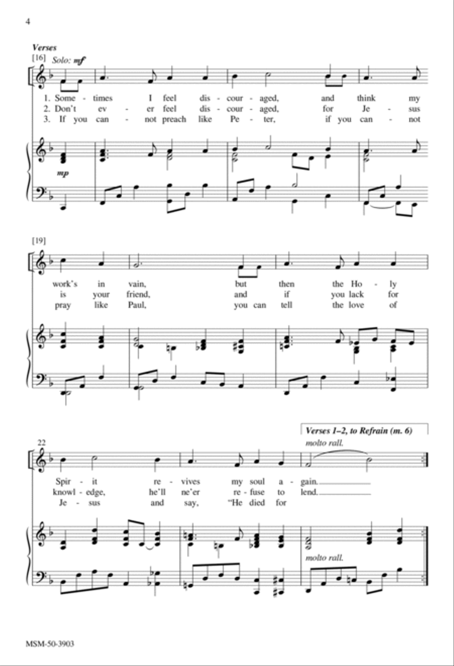 Balm in Gilead 4-Part scores gallery preview page 3