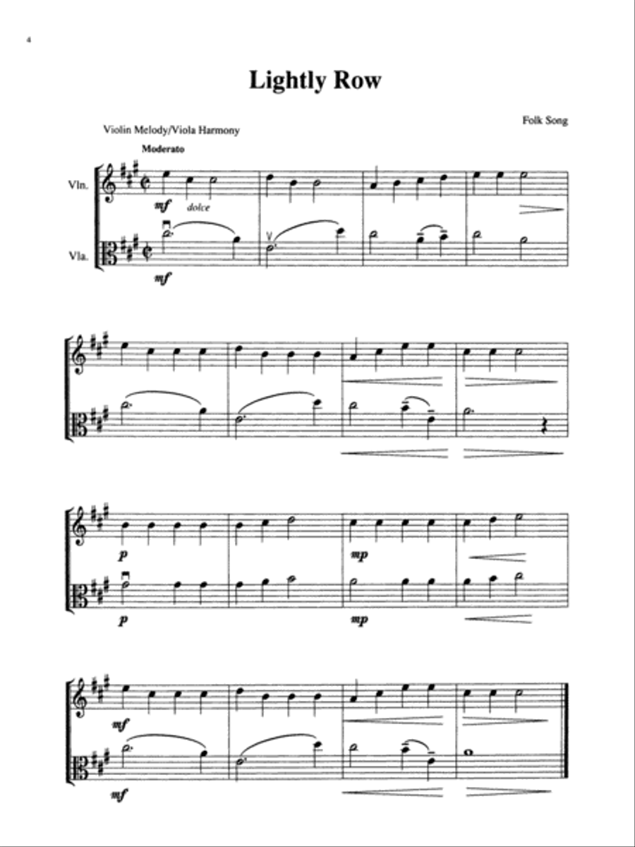 Ensembles for Viola, Volume 1 Viola scores gallery preview page 4