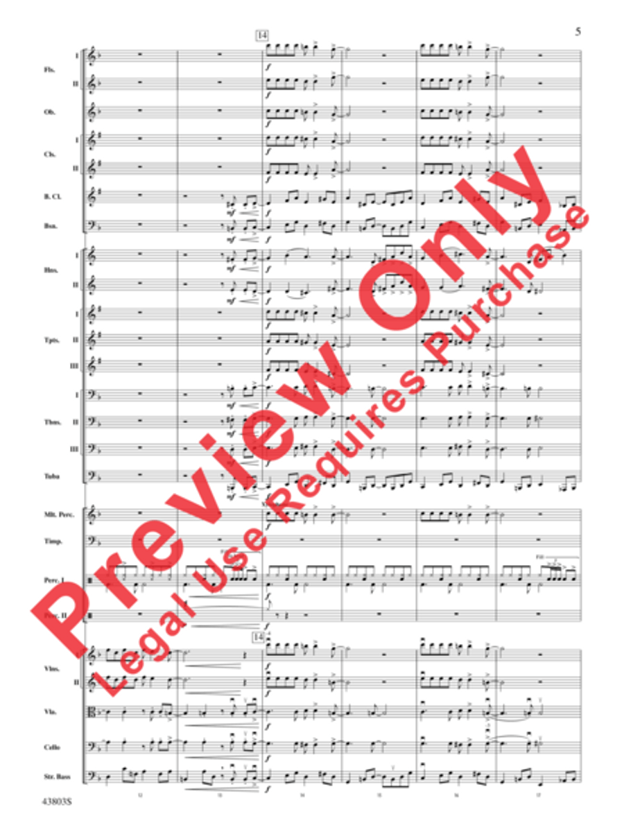 The Doors on Tour Full Orchestra scores gallery preview page 6