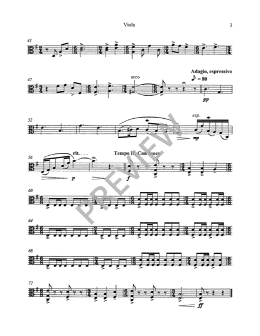 Five Hebrew Love Songs (String Parts) Choir scores gallery preview page 15