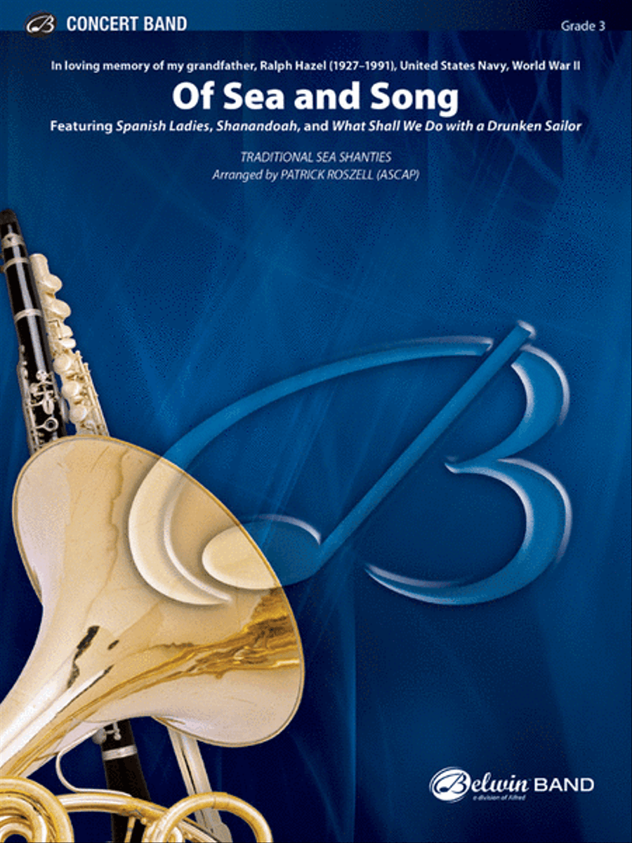 Of Sea and Song Concert Band scores gallery preview page 1