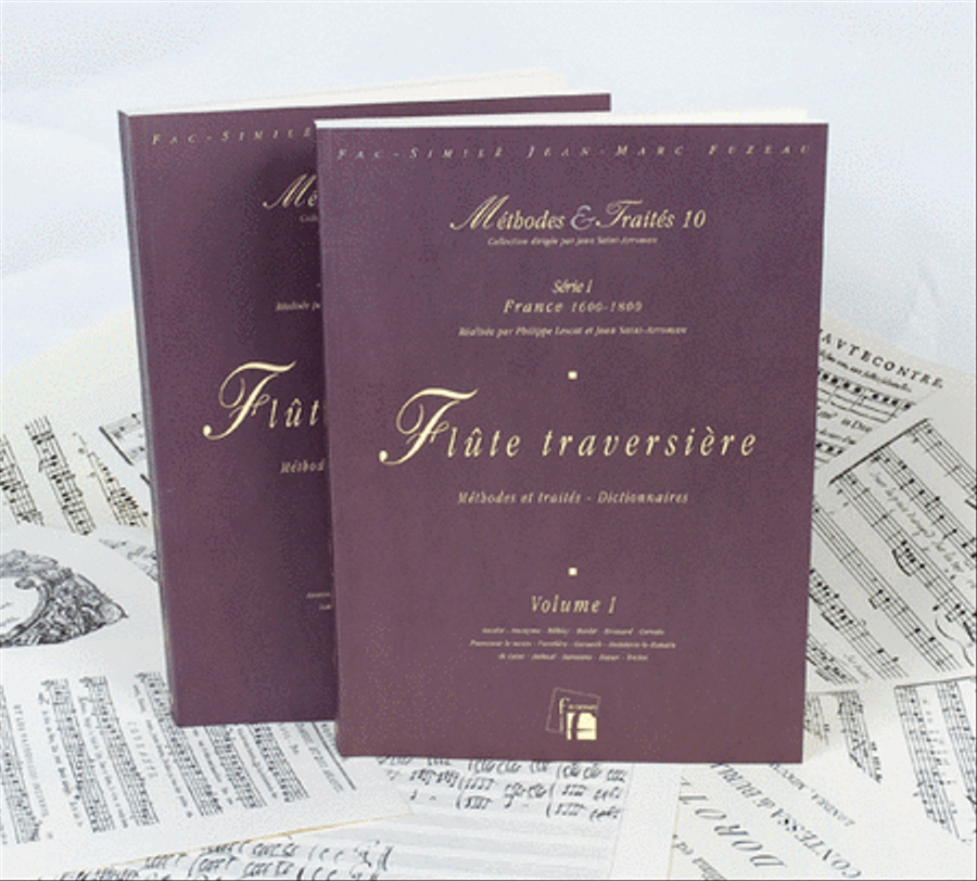 Methods & Treatises Flute - 2 Volumes - France 1600-1800 Flute scores gallery preview page 1