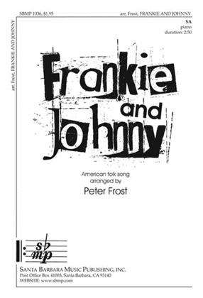 Book cover for Frankie and Johnny - SA Octavo