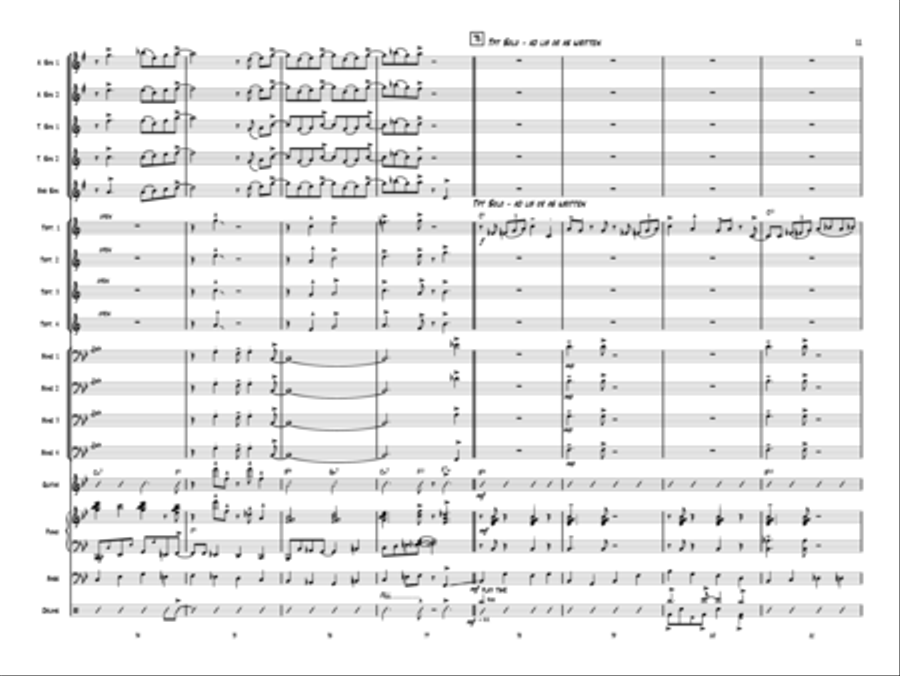 In The Groove In The Groove Jazz Ensemble scores gallery preview page 11