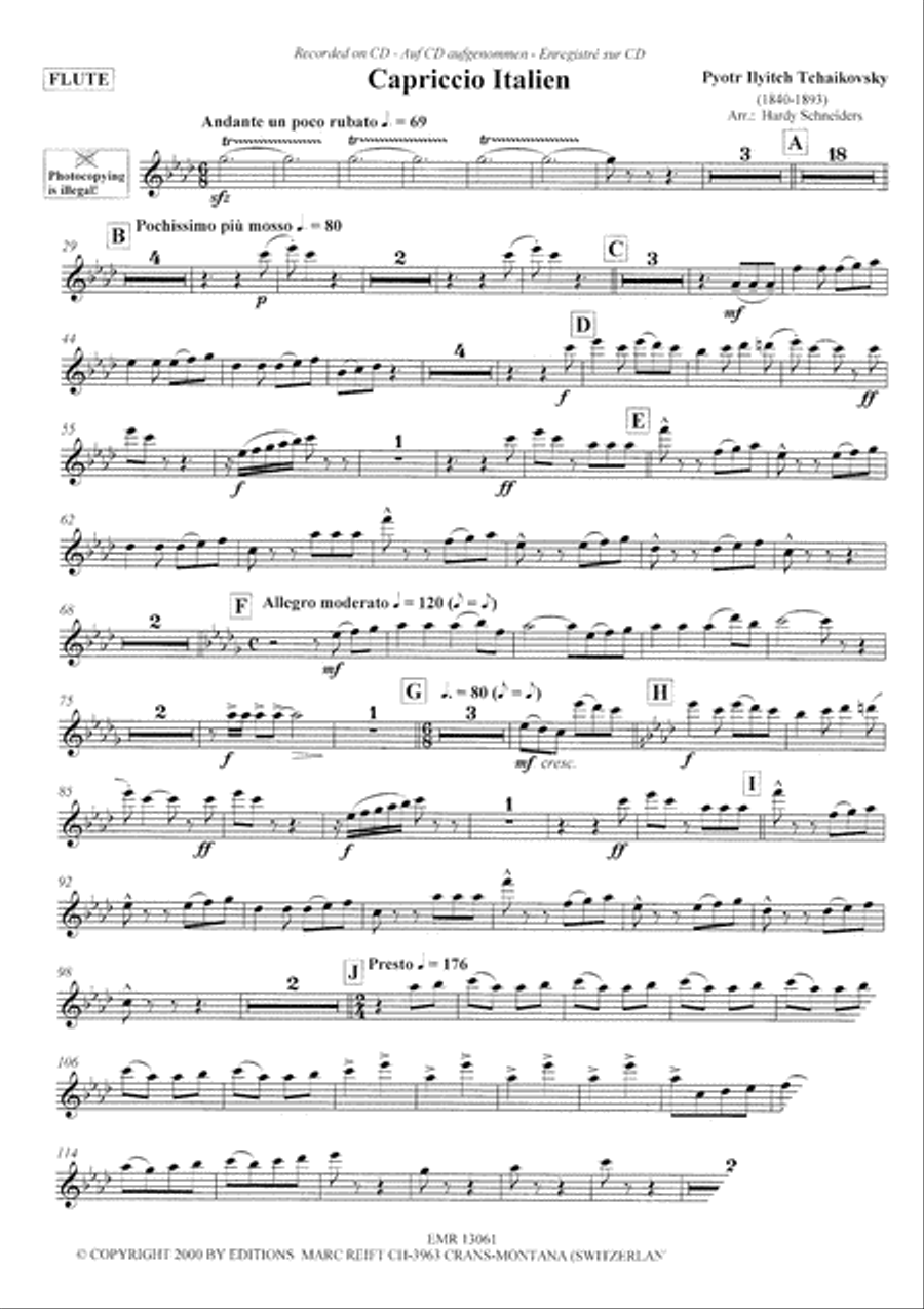 Play The 1st Flute With The Philharmonic Wind Orchestra Concert Band scores gallery preview page 4