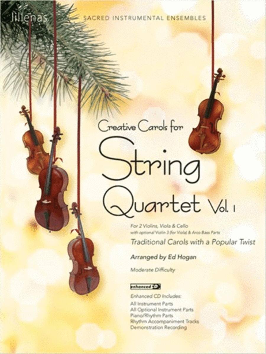 Creative Carols for String Quartet, Volume 1 String Quartet scores gallery preview page 1