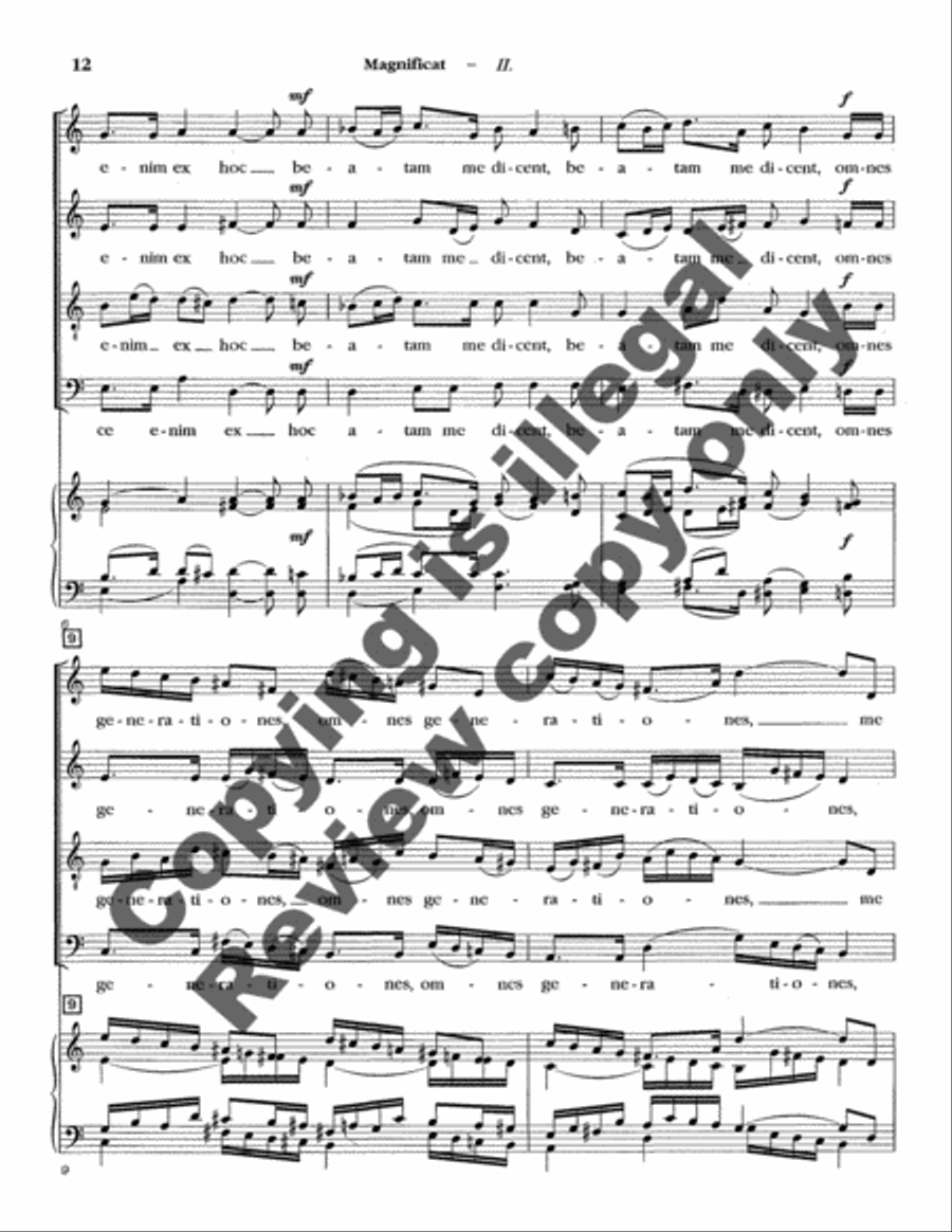 Magnificat 4-Part scores gallery preview page 29