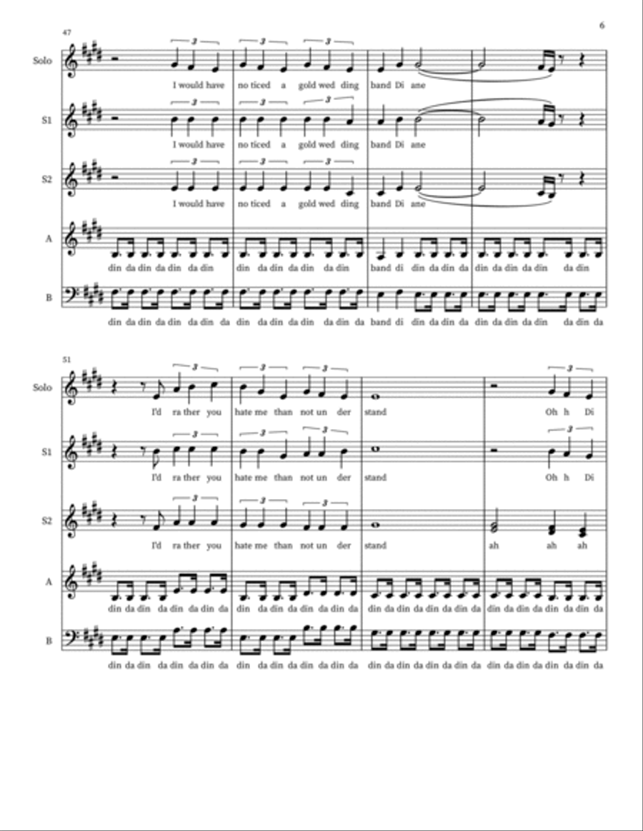 Diane 4-Part scores gallery preview page 6