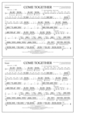 Come Together (arr. Tom Wallace) - Snare