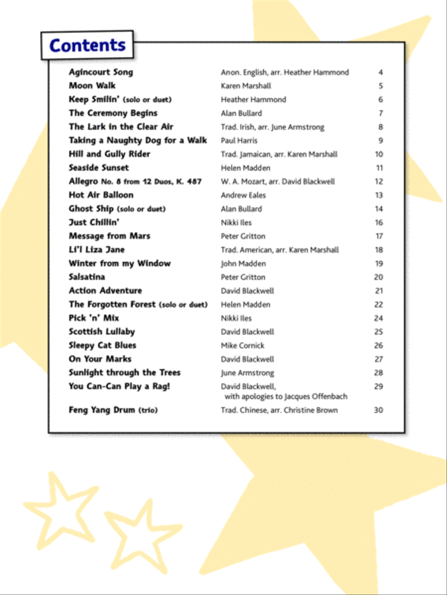Piano Star: Grade 1 Piano Method scores gallery preview page 2