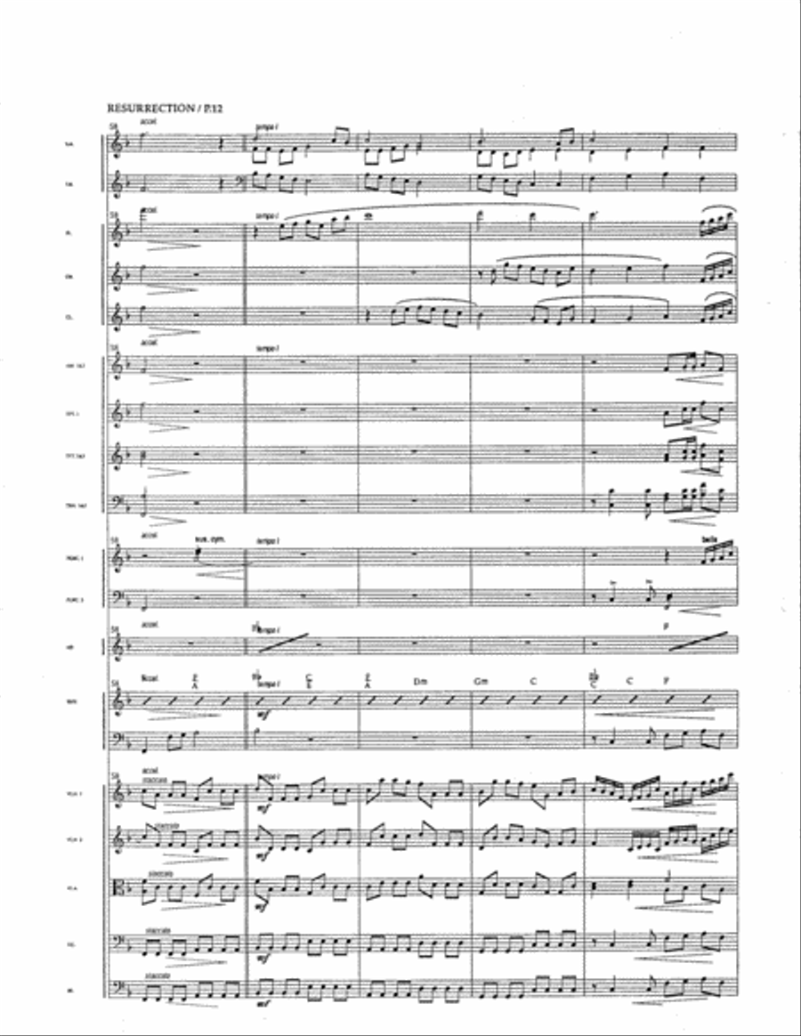 Resurrection Chorus Resurrection Chorus Choir scores gallery preview page 13