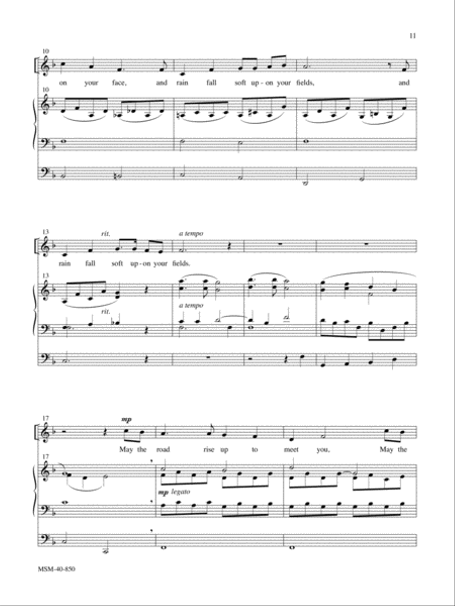 The Peace of Christ Three Vocal Solos for Weddings and General Use Medium Voice scores gallery preview page 6