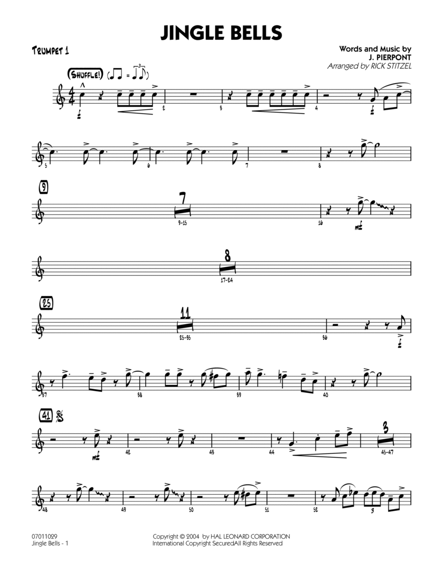 Jingle Bells - Trumpet 1