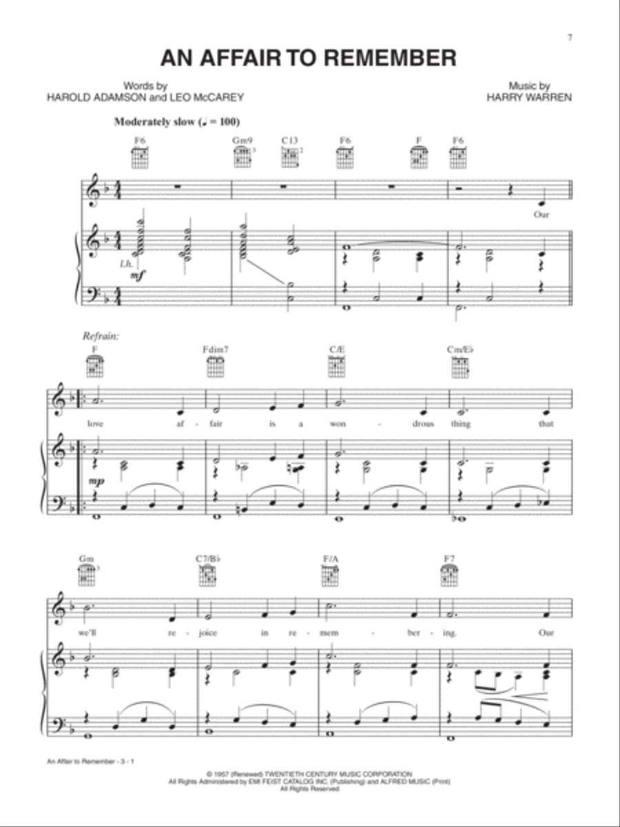 Best Movie Themes Best Movie Themes Piano, Vocal, Guitar scores gallery preview page 4