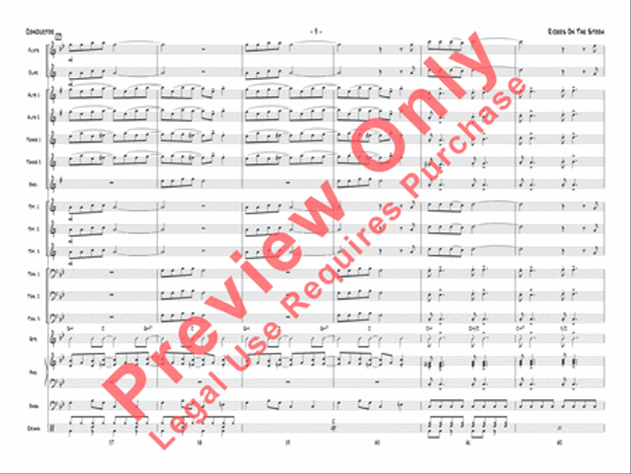 Riders on the Storm Jazz Ensemble scores gallery preview page 10