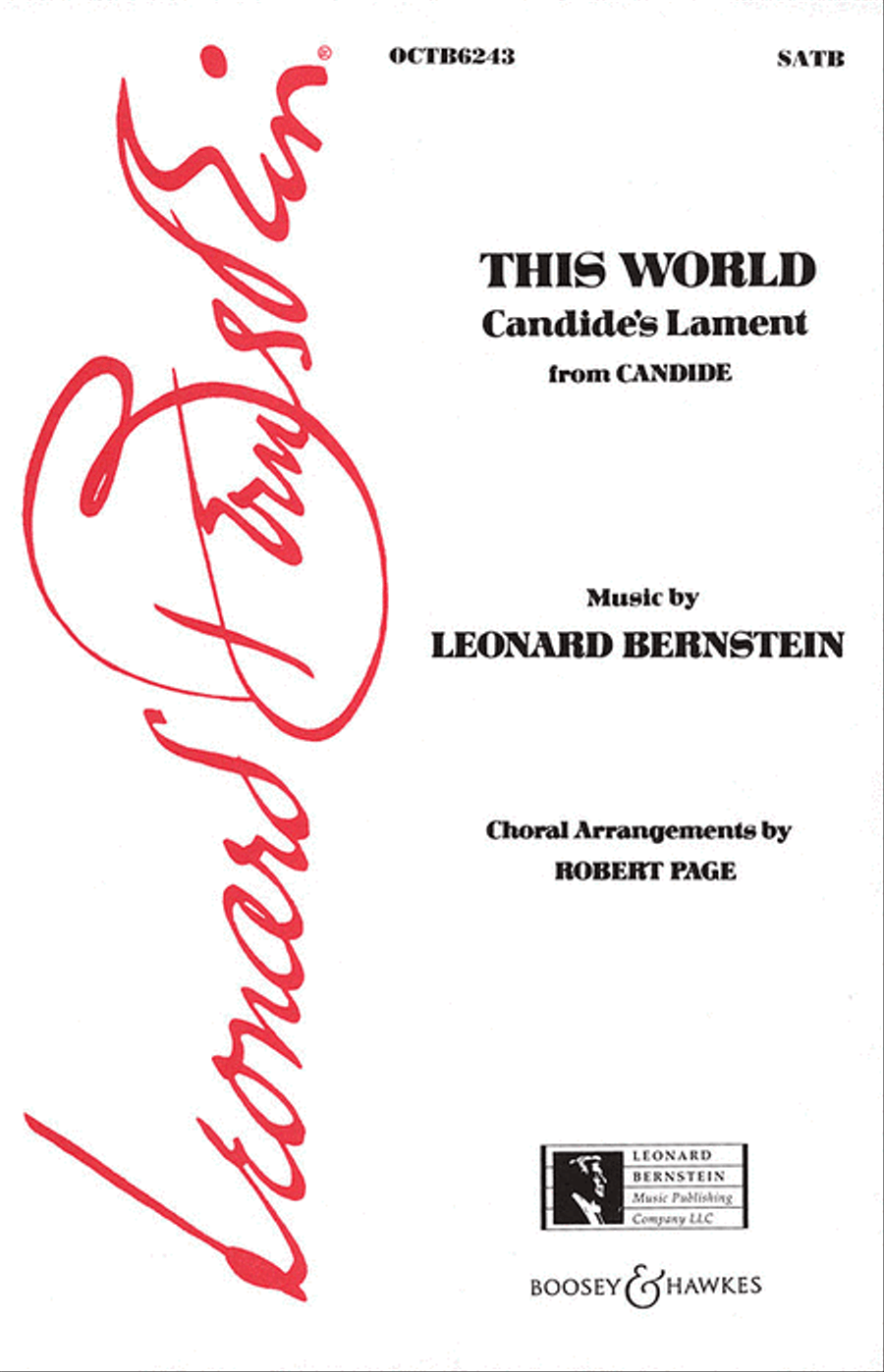 This World (Candide's Lament) (from Candide) 4-Part scores gallery preview page 1