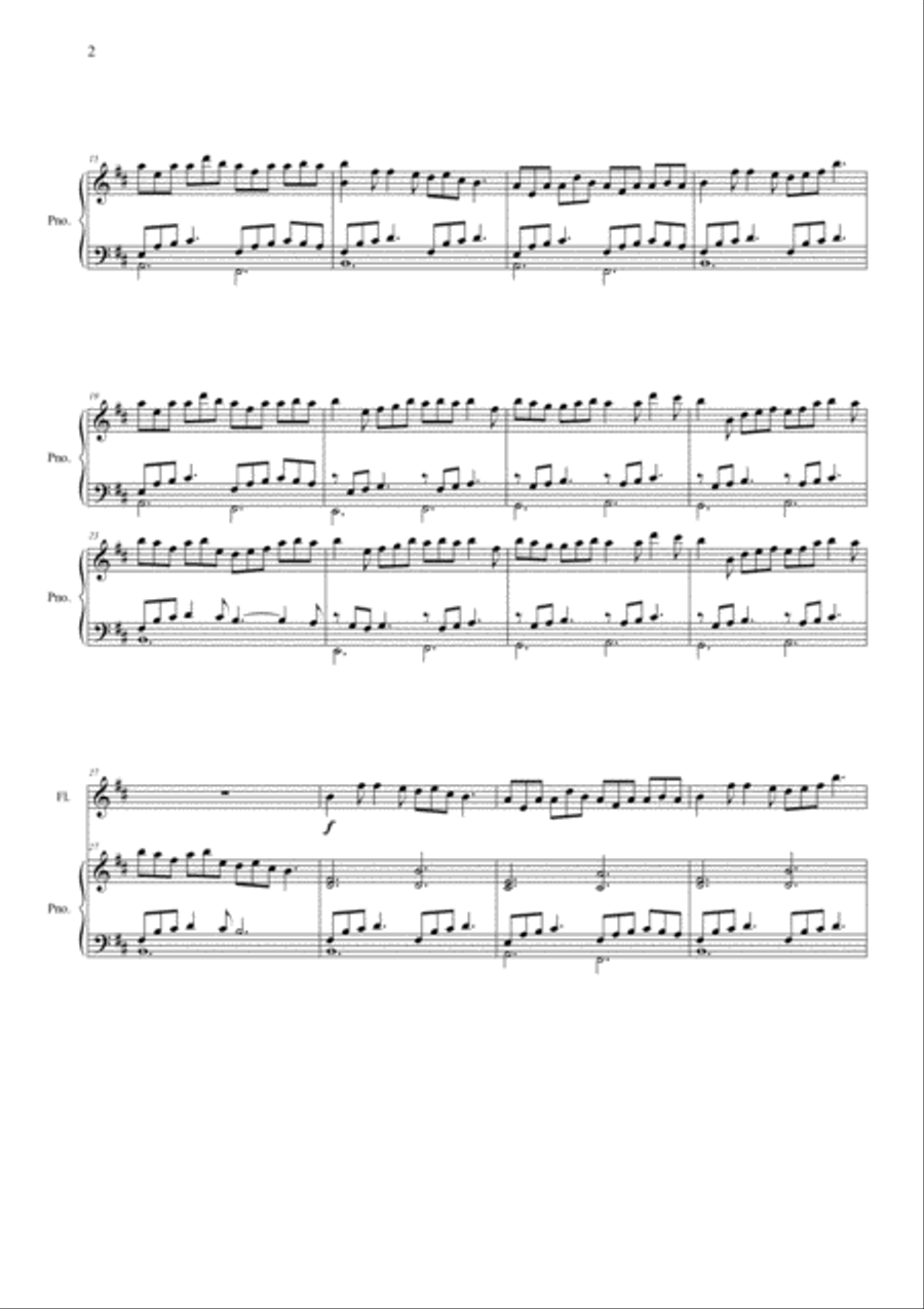 Flute Sonata, op. 9 Flute Solo scores gallery preview page 4