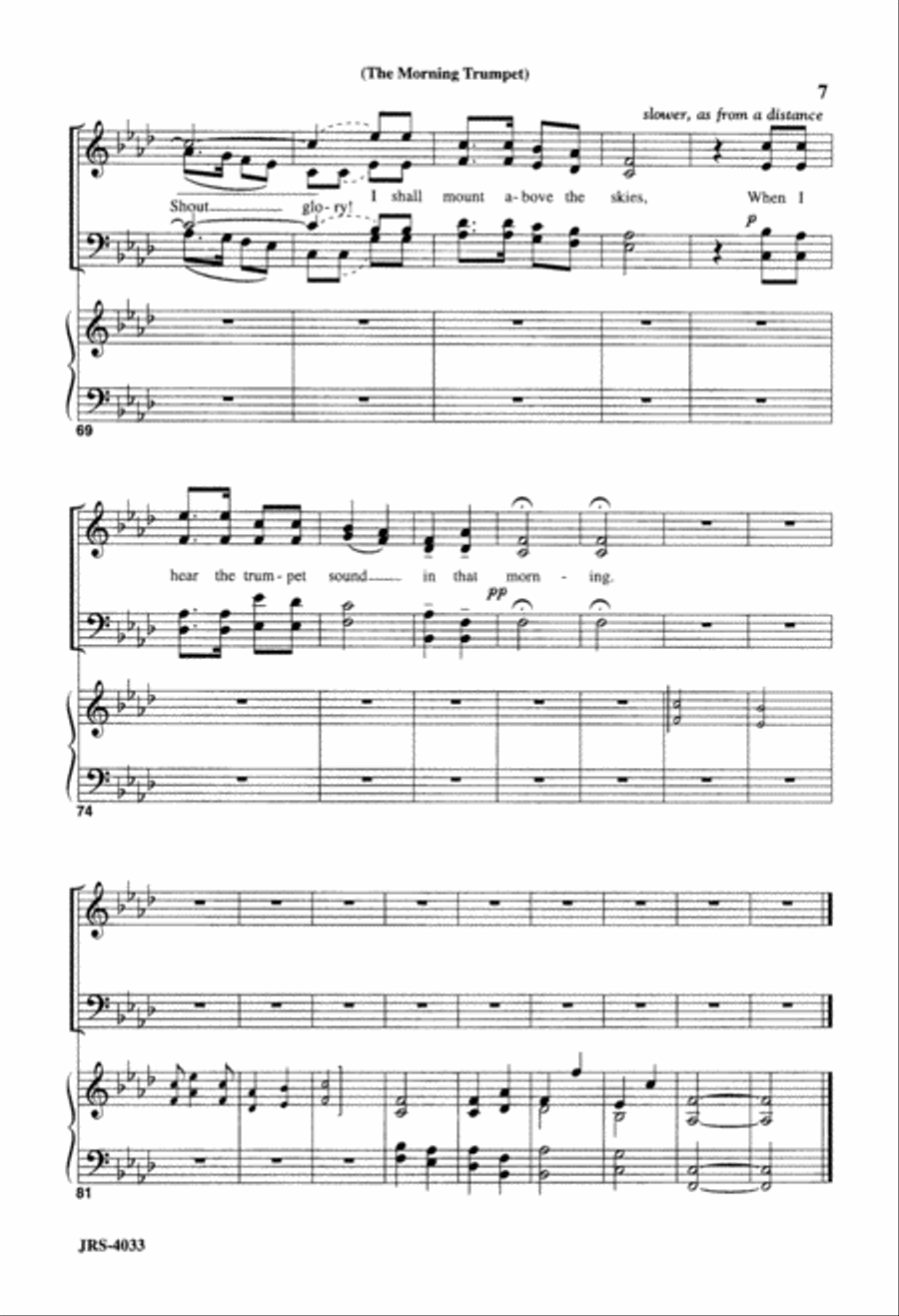 The Morning Trumpet The Morning Trumpet 4-Part scores gallery preview page 8
