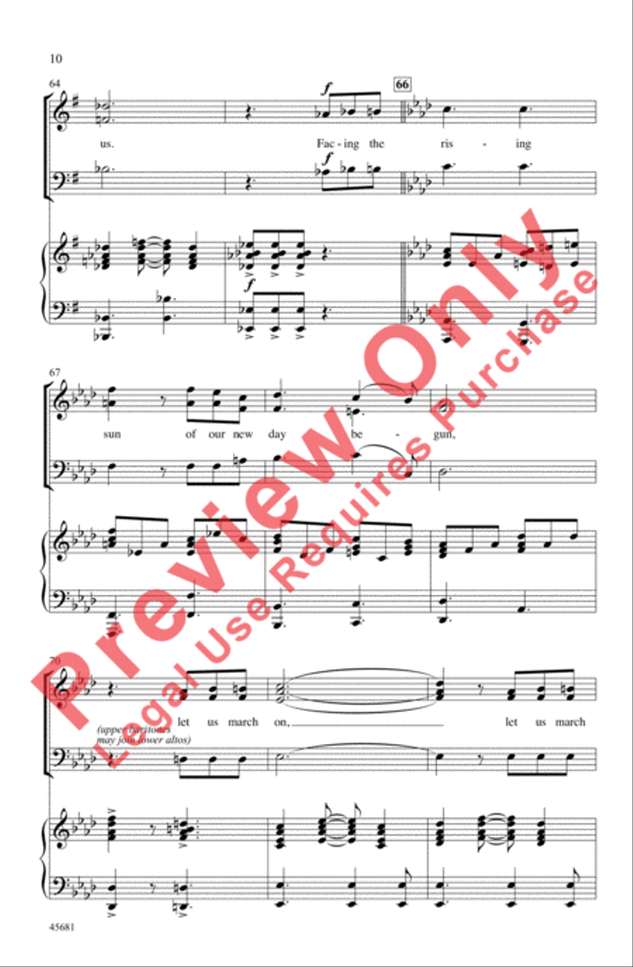 Lift Every Voice and Sing 3-Part scores gallery preview page 9