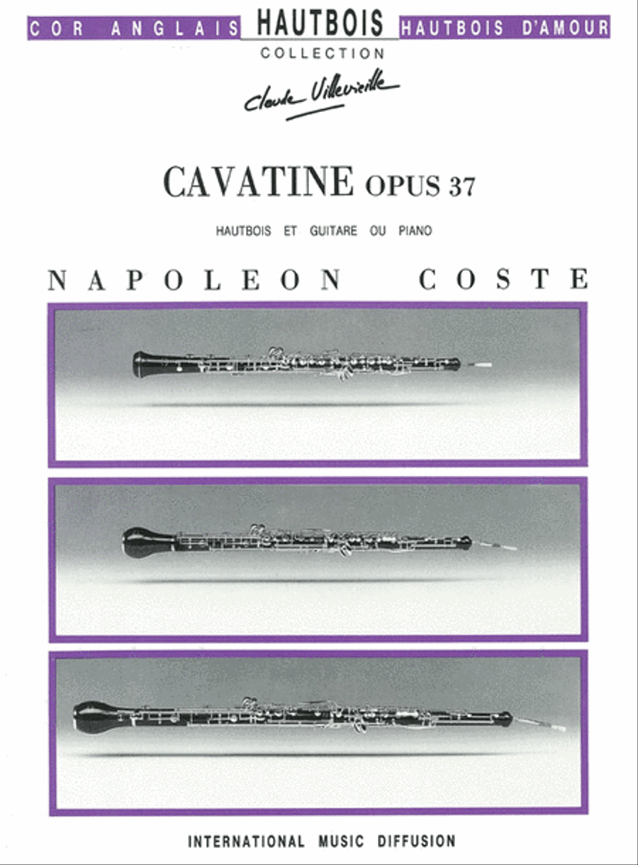 Cavatine, Op. 37 Oboe scores gallery preview page 1