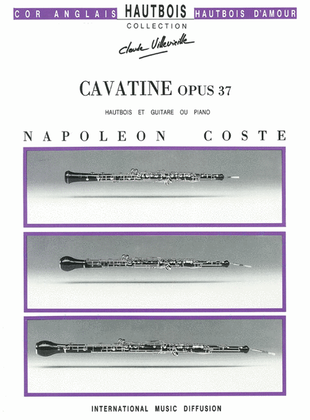 Book cover for Cavatine, Op. 37