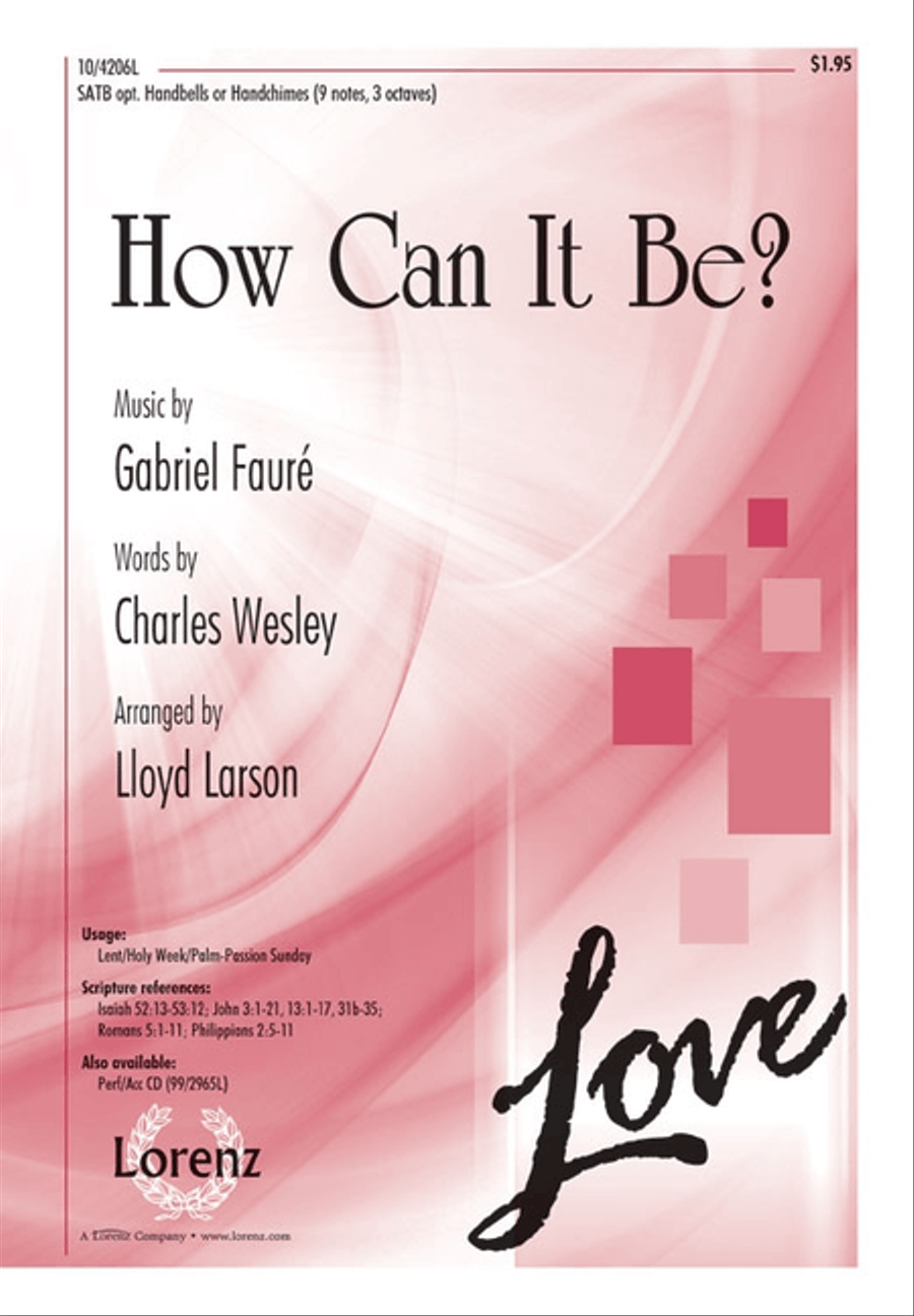 How Can It Be? 4-Part scores gallery preview page 1
