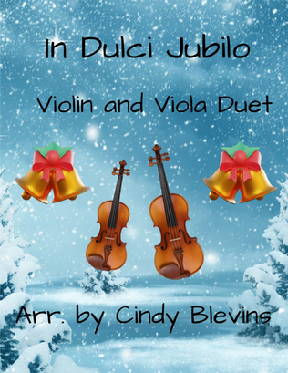 Book cover for In Dulci Jubilo, for Violin and Viola Duet