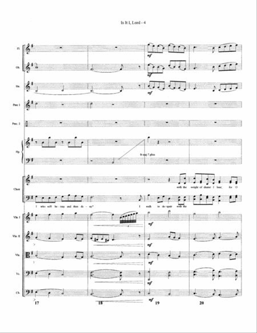 Shadows - Full Orchestration Choir scores gallery preview page 5