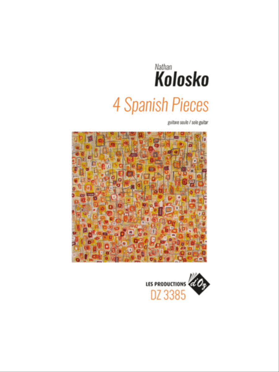 4 Spanish Pieces 4 Spanish Pieces Classical Guitar scores gallery preview page 1