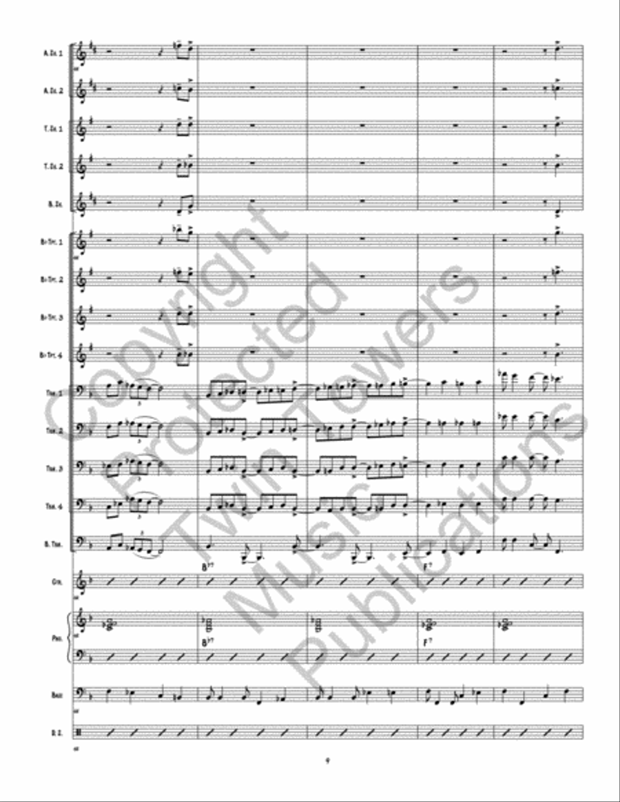 Pocket Aces Pocket Aces Jazz Ensemble scores gallery preview page 10