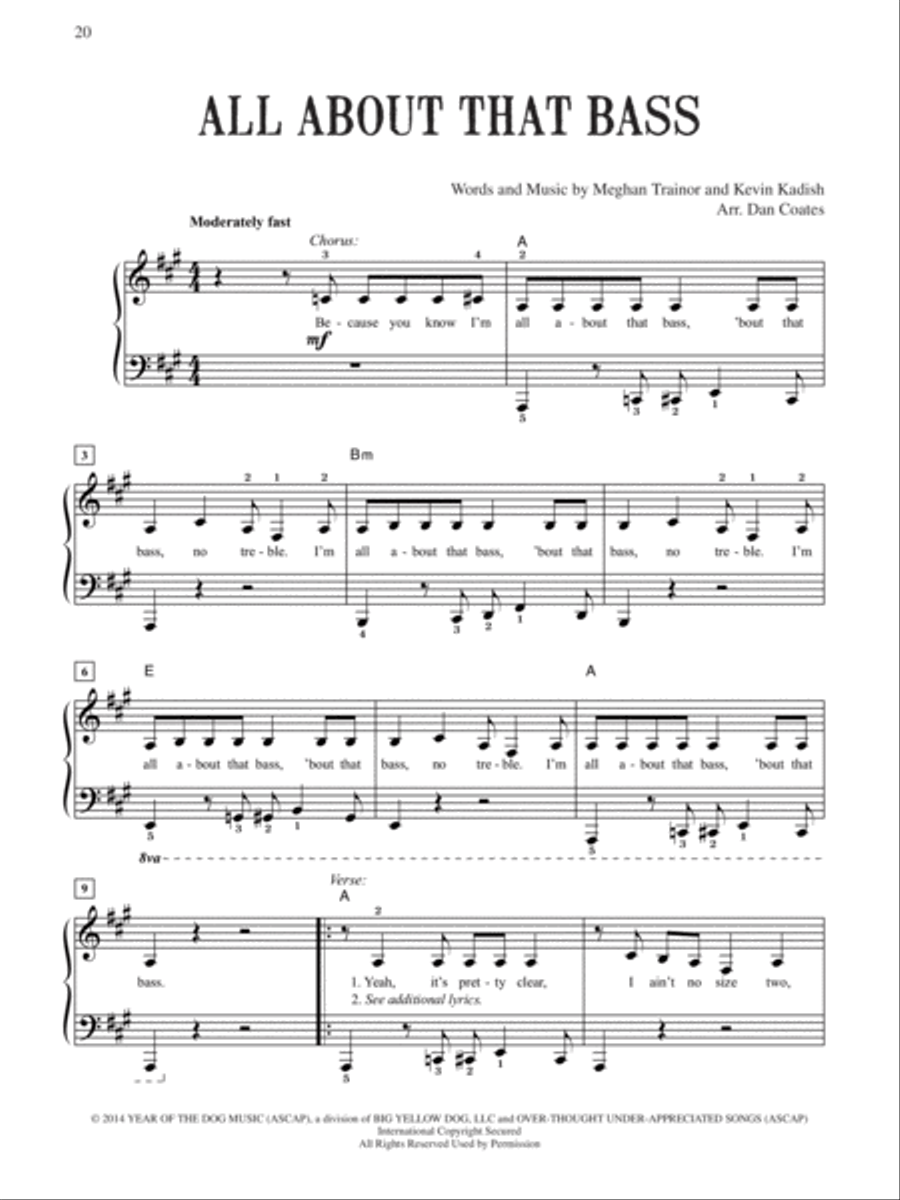 Pop Megahits Easy Piano scores gallery preview page 5