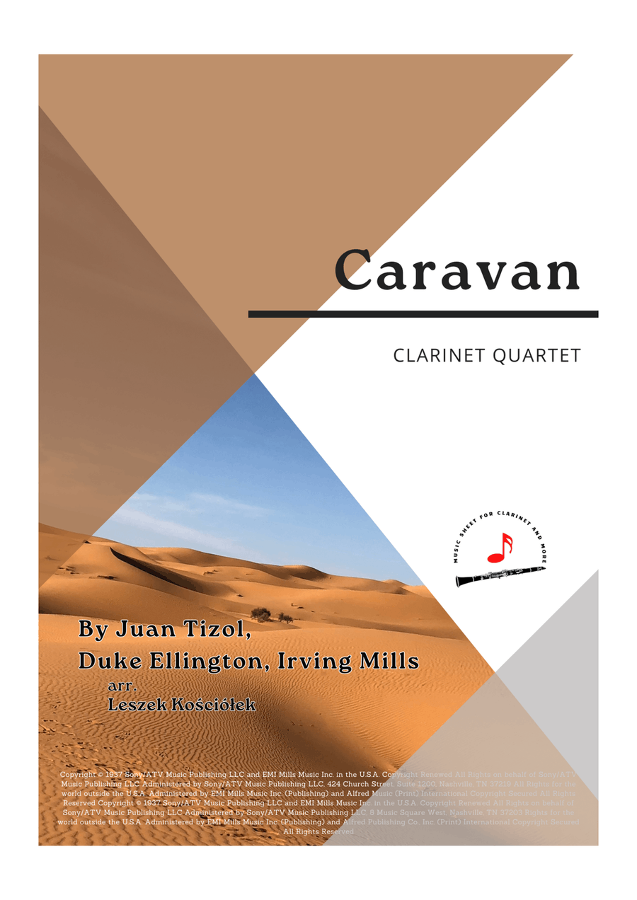 Caravan Caravan Clarinet Quartet scores gallery preview page 1