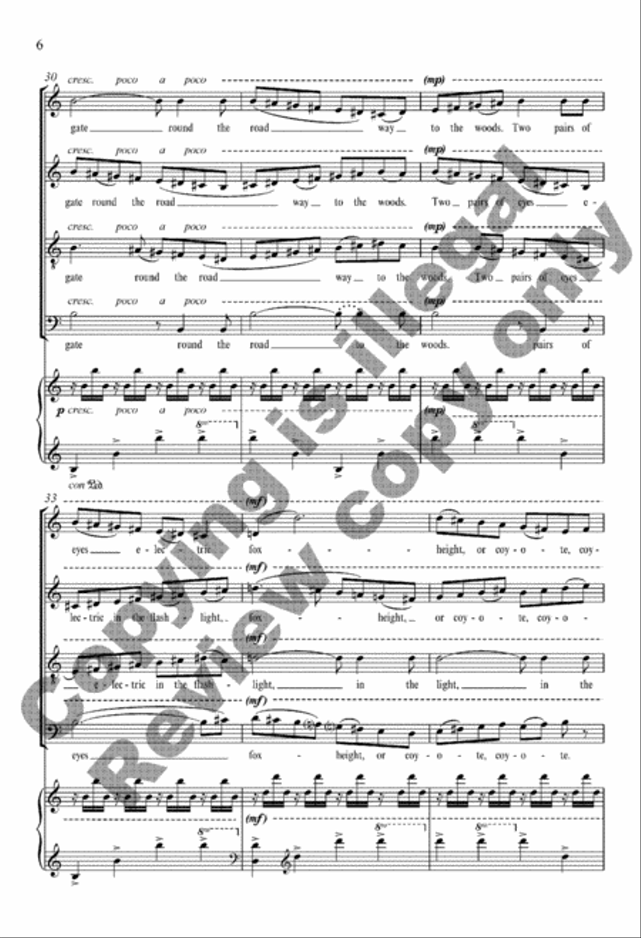 Night Vision 4-Part scores gallery preview page 17