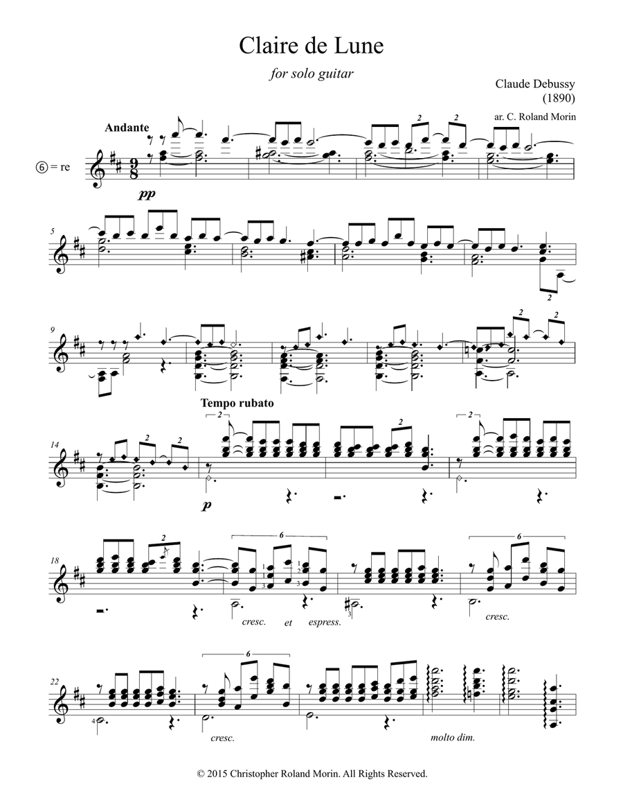 Debussy guitar deals
