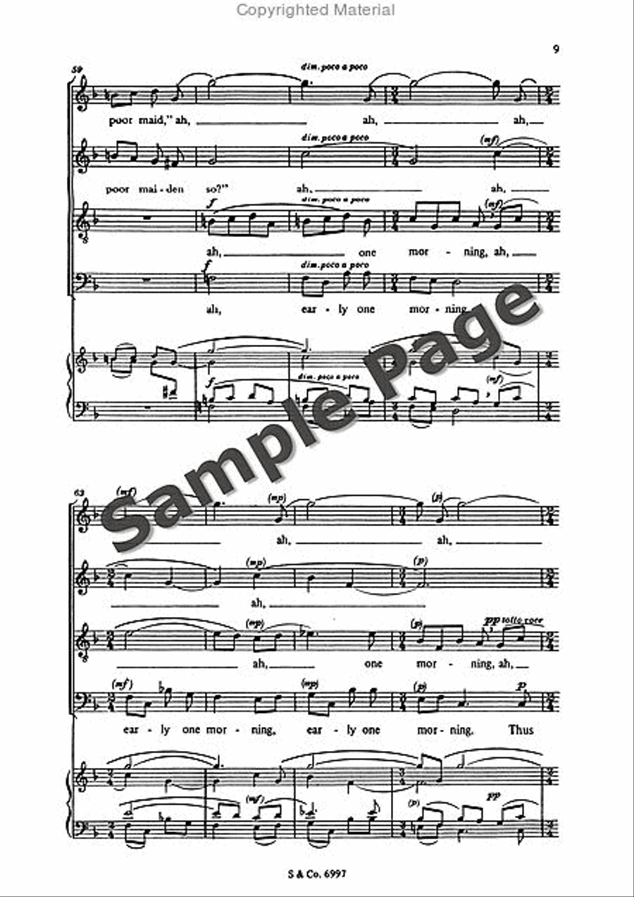 Early One Morning Early One Morning 4-Part scores gallery preview page 10