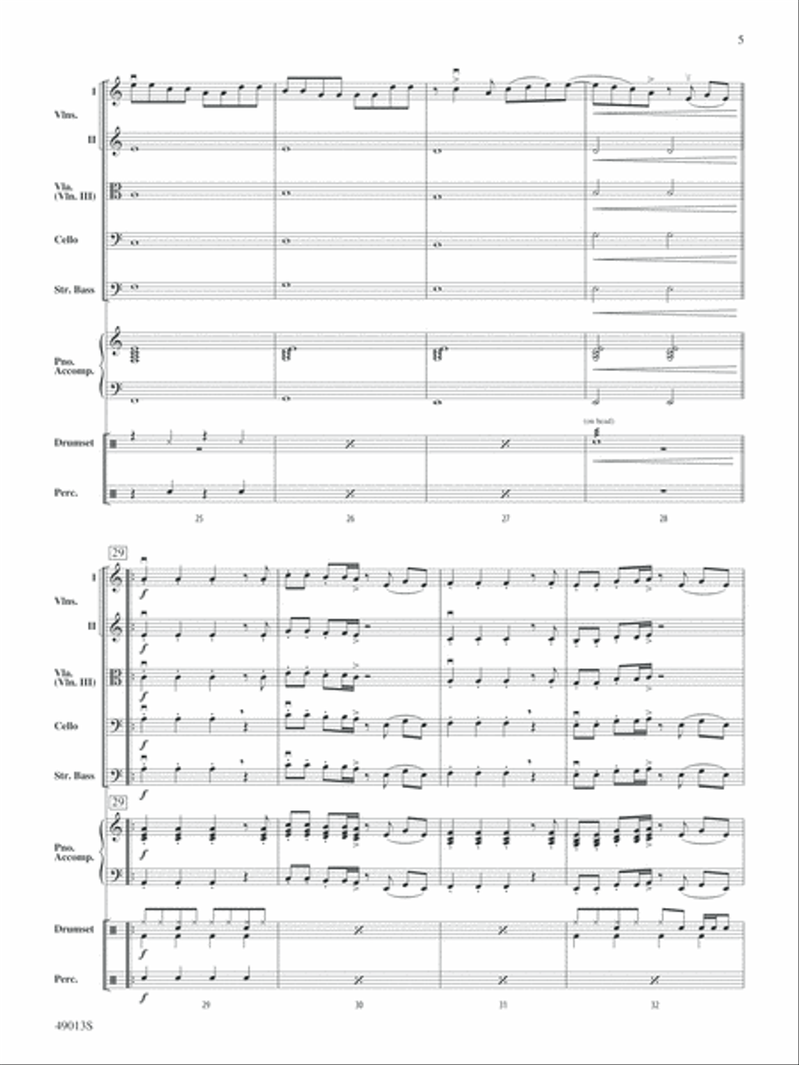 A Dua Lipa Duo: Score A Dua Lipa Duo: Score String Orchestra scores gallery preview page 5