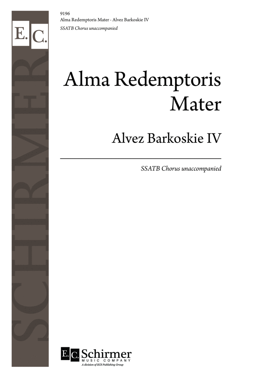 Alma Redemptoris Mater SSATB scores gallery preview page 1