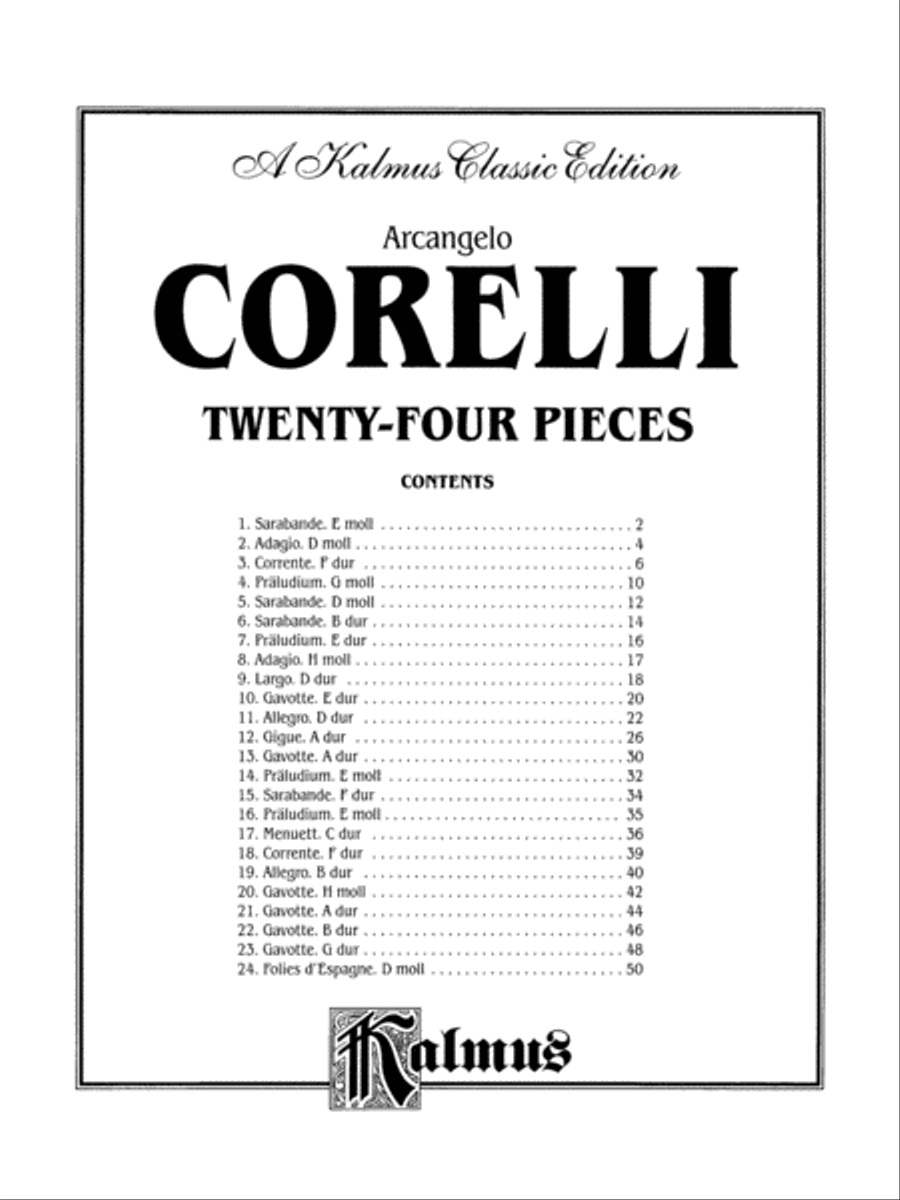 Twenty-Four Pieces Twenty-Four Pieces Piano Solo scores gallery preview page 2